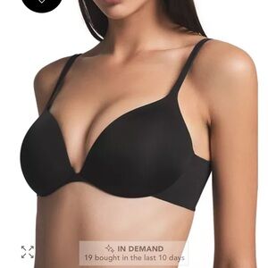 SKIMS Ultimate Push Up Plunge Bra - Onyx